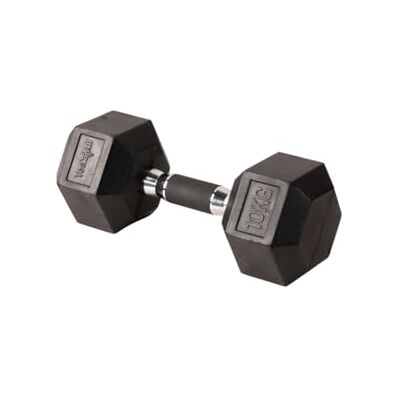 Yes4All Hex Dumbbell Cast Iron With Rubber Cover 10 kg Yes4All Hex Dumbbell Cast Iron With Rubber Cover 10 kg
