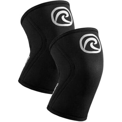 Rehband Rodillera 5 mm Neopreno para CrossFit y Weightlifting, Knee Sleeve Compresión Functional Fitness, Soporte de Rodilla para Halterofilia y Musculación, Color:Plata/Negro 1 Par, Talla:XL Rehband Rodillera 5 mm Neopreno para CrossFit y Weightlifting, Knee Sleeve Compresión Functional Fitness, Soporte de Rodilla para Halterofilia y Musculación, Color:Plata/Negro 1 Par, Talla:XL