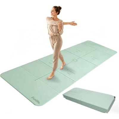 FunLife Esterilla de yoga XXL 190 × 66 cm – 10 mm plegable Extra grueso y antideslizante. Ideal para yoga, pilates, gimnasia, así como entrenamiento en casa, en el gimnasio o al aire FunLife Esterilla de yoga XXL 190 × 66 cm – 10 mm plegable Extra grueso y antideslizante. Ideal para yoga, pilates, gimnasia, así como entrenamiento en casa, en el gimnasio o al aire