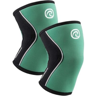 Rehband Rodillera 5 mm Neopreno para CrossFit y Weightlifting, Knee Sleeve Compresión Functional Fitness, Soporte de Rodilla para Halterofilia y Musculación, Color:Verde Esmeralda 1 Par, Talla:M Rehband Rodillera 5 mm Neopreno para CrossFit y Weightlifting, Knee Sleeve Compresión Functional Fitness, Soporte de Rodilla para Halterofilia y Musculación, Color:Verde Esmeralda 1 Par, Talla:M