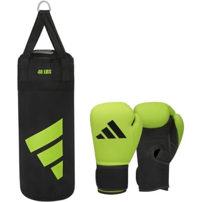 Adidas Youth Boxing Kit 04 Green/Black 10oz Adidas Youth Boxing Kit 04 Green/Black 10oz