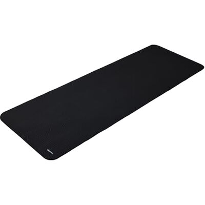 Amazon Basics Esterilla de yoga, antideslizante, extragruesa, colchoneta para ejercicios de pilates, 183 x 61 x 1 cm, Negro Amazon Basics Esterilla de yoga, antideslizante, extragruesa, colchoneta para ejercicios de pilates, 183 x 61 x 1 cm, Negro