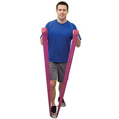 Cando Val-u-Band W72037 Val, U, Banda de Ejercicio, 45M, Ciruela, Juego de 2 Cando Val-u-Band W72037 Val, U, Banda de Ejercicio, 45M, Ciruela, Juego de 2