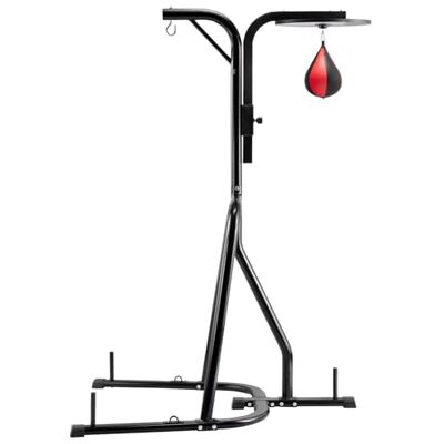 VEVOR Soporte para saco de boxeo, equipo de entrenamiento de acero resistente, soporte de boxeo de altura ajustable con base pesada, soporta hasta 140 libras, estante independiente para saco de arena VEVOR Soporte para saco de boxeo, equipo de entrenamiento de acero resistente, soporte de boxeo de altura ajustable con base pesada, soporta hasta 140 libras, estante independiente para saco de arena