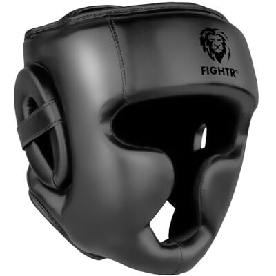 FIGHTR ® Casco de Boxeo para Sparring Tamaño Ajustable para Boxeo, MMA, Muay Thai, Kickboxing y Artes Marciales FIGHTR ® Casco de Boxeo para Sparring Tamaño Ajustable para Boxeo, MMA, Muay Thai, Kickboxing y Artes Marciales