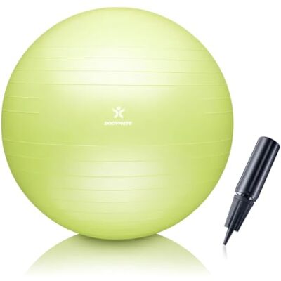 BODYMATE Pelota de Ejercicio para Fitnes con Sistema antirreventones con bombín Bola de Yoga Pilates y Ejercicio Balón para Sentarse Balon de Ejercicio para Fitness BODYMATE Pelota de Ejercicio para Fitnes con Sistema antirreventones con bombín Bola de Yoga Pilates y Ejercicio Balón para Sentarse Balon de Ejercicio para Fitness