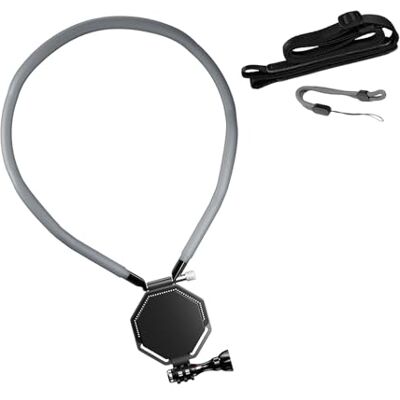 CAZSTYK Soporte de pecho para cámaras Action 5/4/3 de liberación rápida, correa ajustable para el cuello, durabilidad, multiángulo y soporte para cámara CAZSTYK Soporte de pecho para cámaras Action 5/4/3 de liberación rápida, correa ajustable para el cuello, durabilidad, multiángulo y soporte para cámara