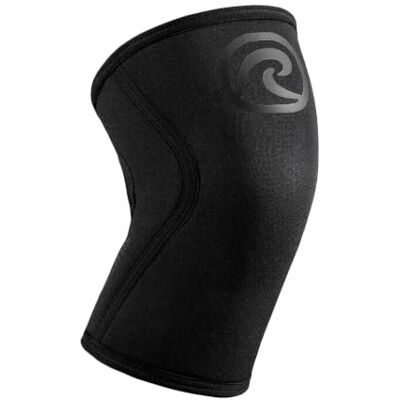 Rehband Vendaje de rodilla, soporte de rodilla de 7 mm para entrenamiento con pesas y levantamiento de pesas, estabiliza la articulación de la rodilla, Color:Carbon/Negro 1 Pieza, Talla:S Rehband Vendaje de rodilla, soporte de rodilla de 7 mm para entrenamiento con pesas y levantamiento de pesas, estabiliza la articulación de la rodilla, Color:Carbon/Negro 1 Pieza, Talla:S