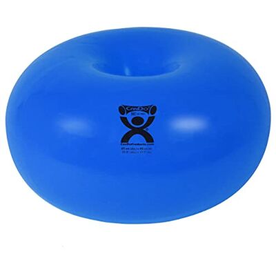 Cando Pelota Donut 85 cm Azul para Equilibrio – Pelota de Estabilidad Inflable para Fuerza del Core, Yoga, Pilates, Entrenamiento de Equilibrio y Asiento Activo, Capacidad de 136 kg Cando Pelota Donut 85 cm Azul para Equilibrio – Pelota de Estabilidad Inflable para Fuerza del Core, Yoga, Pilates, Entrenamiento de Equilibrio y Asiento Activo, Capacidad de 136 kg