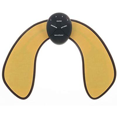 InnovaGoods Parche Electroestimulador para Glúteos y Cervicales, 6 Programas de Entrenamiento, 8 Niveles de Intensidad, Apagado Automático, Dorado InnovaGoods Parche Electroestimulador para Glúteos y Cervicales, 6 Programas de Entrenamiento, 8 Niveles de Intensidad, Apagado Automático, Dorado