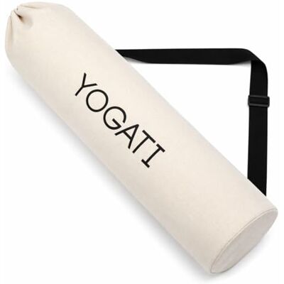 YOGATI ® Bolsa Esterilla Yoga Funda Sintética Algodon para Mat, 19x80 cm Resistente y Ligera Bolsa Alfombrilla Yoga, Yoga y Pilates en Cualquier Lugar. YOGATI ® Bolsa Esterilla Yoga Funda Sintética Algodon para Mat, 19x80 cm Resistente y Ligera Bolsa Alfombrilla Yoga, Yoga y Pilates en Cualquier Lugar.