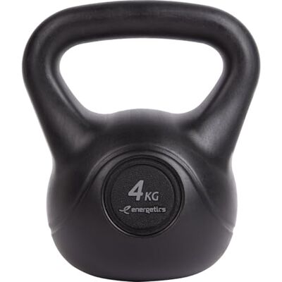 Energetics Kettlebell de Cemento - Unisex - Negro/Gris - Equipo de Fitness Energetics Kettlebell de Cemento - Unisex - Negro/Gris - Equipo de Fitness