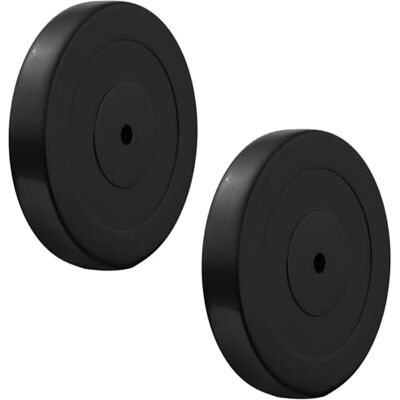 FFitness Par de Discos de Goma, Varios Pesos de Hierro Fundido, diámetro de 30 mm, Placas de Entrenamiento Bumper Plate para Barras y Mancuernas (2,5 kg, 2 Discos de) FFitness Par de Discos de Goma, Varios Pesos de Hierro Fundido, diámetro de 30 mm, Placas de Entrenamiento Bumper Plate para Barras y Mancuernas (2,5 kg, 2 Discos de)