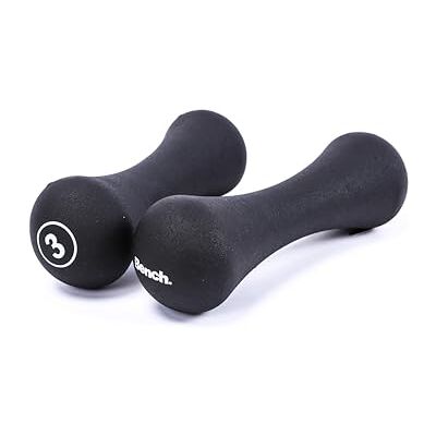 Bench 3KG Dumbbell Dumbbells Unisex BLACK Bench 3KG Dumbbell Dumbbells Unisex BLACK