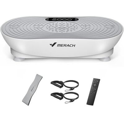 MERACH V33 Pro Alta Frecuencia Plataforma Vibratoria (Blanco) MERACH V33 Pro Alta Frecuencia Plataforma Vibratoria (Blanco)