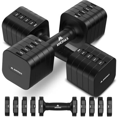 Amonax Pesas Y Mancuernas, 1-5kg Pesas Ajustables, Material de Gimnasio Amonax Pesas Y Mancuernas, 1-5kg Pesas Ajustables, Material de Gimnasio
