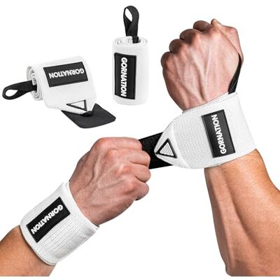 GORNATION Muñequeras Elásticas para Levantamiento de Pesas, Calistenia y Gimnasio, Soporte de Muñeca para Fitness y Musculación, Bandas elásticas protectoras, Wrist Wraps Ajustables 1 Par GORNATION Muñequeras Elásticas para Levantamiento de Pesas, Calistenia y Gimnasio, Soporte de Muñeca para Fitness y Musculación, Bandas elásticas protectoras, Wrist Wraps Ajustables 1 Par