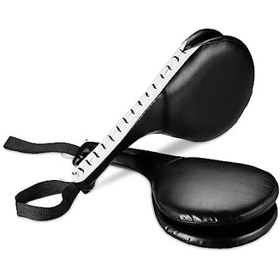 Relaxdays Almohadillas de Taekwondo - Pack de 2, Negro Relaxdays Almohadillas de Taekwondo - Pack de 2, Negro