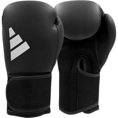 Adidas Guantes de Boxeo Hybrid 25 Modelo básico Negro, 10 oz Adidas Guantes de Boxeo Hybrid 25 Modelo básico Negro, 10 oz