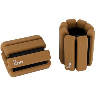 U can U-Band Par de pesas para tobillos y/o muñecas de silicona de 0,5 KG, 1 KG, ,5 KG para ejercicio en casa. Minimalistas, cómodas y guapas. Colores negro, rosa, azul y gris. (AVELLANA, 1,5 KG) U can U-Band Par de pesas para tobillos y/o muñecas de silicona de 0,5 KG, 1 KG, ,5 KG para ejercicio en casa. Minimalistas, cómodas y guapas. Colores negro, rosa, azul y gris. (AVELLANA, 1,5 KG)