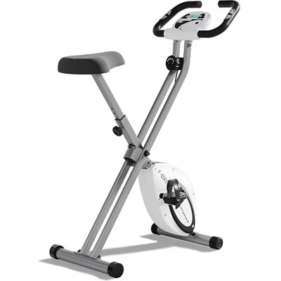 Ultrasport F-Bike, Entrenador bicicleta, Bicicleta fitness Ordenador entrenamiento LCD, Bicicleta plegable, Máx. del usuario 110 kg, medición pulso, 8 niveles resistencia, rueda ajuste, Blanco/Plata Ultrasport F-Bike, Entrenador bicicleta, Bicicleta fitness Ordenador entrenamiento LCD, Bicicleta plegable, Máx. del usuario 110 kg, medición pulso, 8 niveles resistencia, rueda ajuste, Blanco/Plata