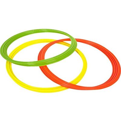 SELECT Aros de coordinación, (12set) Diámetro 60 cm, Amarillo Verde Naranja, SELECT Aros de coordinación, (12set) Diámetro 60 cm, Amarillo Verde Naranja,