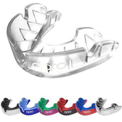 OPRO Protector Bucal Nivel Plata Ajuste Esencial para Adultos y Niños Bucal para Boxeo, MMA, BJJ, Rugby y Hockey Moldeo Fácil con Garantía Dental Incluida OPRO Protector Bucal Nivel Plata Ajuste Esencial para Adultos y Niños Bucal para Boxeo, MMA, BJJ, Rugby y Hockey Moldeo Fácil con Garantía Dental Incluida