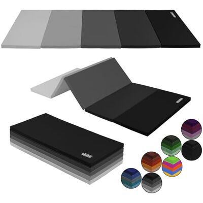 ALPIDEX Colchoneta Gimnasia Plegable Suelo Niños 185x78x3,2cm Acrobacias Esterilla, Artística, Rítmica, Volteretas, Deportiva, Ejercicio, Casa, Antideslizante, Pilates, Yoga, Fitness, Adultos ALPIDEX Colchoneta Gimnasia Plegable Suelo Niños 185x78x3,2cm Acrobacias Esterilla, Artística, Rítmica, Volteretas, Deportiva, Ejercicio, Casa, Antideslizante, Pilates, Yoga, Fitness, Adultos
