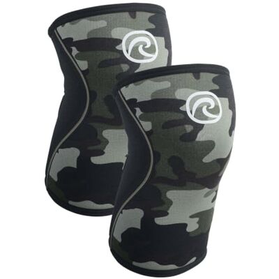 Rehband Rodillera para entrenamiento de fuerza & fitness rodillera de neopreno de 7 mm, flexible & antideslizante, knee sleeve para hombres & mujeres, Color:Camuflaje 1 Par, Talla:XL Rehband Rodillera para entrenamiento de fuerza & fitness rodillera de neopreno de 7 mm, flexible & antideslizante, knee sleeve para hombres & mujeres, Color:Camuflaje 1 Par, Talla:XL