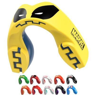 Marvel Protector bucal adultos y niños para todos los deportes de contacto, incluidos rugby, MMA, artes marciales de kickboxing, judo, hockey y boxeo (Wolverine, Adulto (12+ Años)) Marvel Protector bucal adultos y niños para todos los deportes de contacto, incluidos rugby, MMA, artes marciales de kickboxing, judo, hockey y boxeo (Wolverine, Adulto (12+ Años))