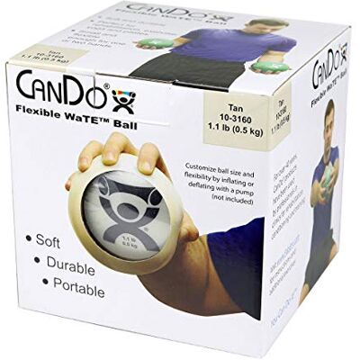 Cando balón de entrenamiento beige - pelota de fitness Cando balón de entrenamiento beige - pelota de fitness