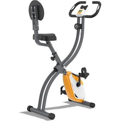 Ultrasport F-Bike 200B, aparato de gimnasia para un entrenamiento cardiovascular respetuoso con las articulaciones; bicicleta estática plegable con ocho niveles de resistencia, Negro/Rojo Ultrasport F-Bike 200B, aparato de gimnasia para un entrenamiento cardiovascular respetuoso con las articulaciones; bicicleta estática plegable con ocho niveles de resistencia, Negro/Rojo