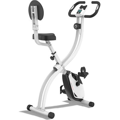 Ultrasport F-Bike 200B, entrenador bicicleta, bicicleta estática plegable, con respaldo,computadora entrenamiento LCD,peso máximo 110 kg,medición frecuencia cardíaca,8 niveles resistencia, Rosa/Blanco Ultrasport F-Bike 200B, entrenador bicicleta, bicicleta estática plegable, con respaldo,computadora entrenamiento LCD,peso máximo 110 kg,medición frecuencia cardíaca,8 niveles resistencia, Rosa/Blanco
