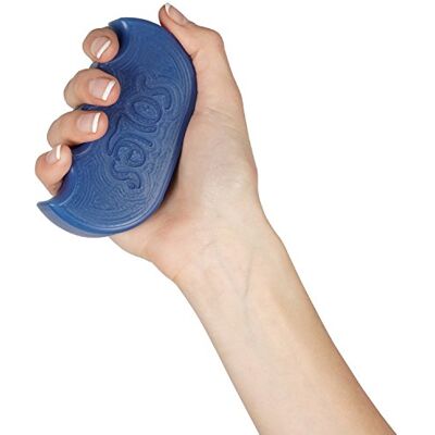 SOLES Ejercitador de Mano y Dedos Fuerza y Rehabilitación (Sls52B), Azul, Medio SOLES Ejercitador de Mano y Dedos Fuerza y Rehabilitación (Sls52B), Azul, Medio