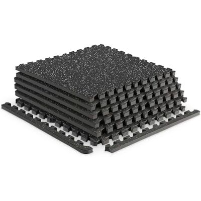 MARCY Alfombrilla entrelazada de Goma de Doble Densidad de Espuma EVA para Gimnasio en casa para Equipo de Ejercicio y Accesorios MARCY Alfombrilla entrelazada de Goma de Doble Densidad de Espuma EVA para Gimnasio en casa para Equipo de Ejercicio y Accesorios