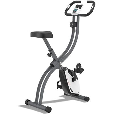 Ultrasport F-Bike 150, bicicleta fitness, ordenador entrenamiento LCD, bicicleta estática plegable, peso máximo usuario 110 kg, monitor frecuenci cardíaca, 8 nivele resistencia, Plata/Negro Ultrasport F-Bike 150, bicicleta fitness, ordenador entrenamiento LCD, bicicleta estática plegable, peso máximo usuario 110 kg, monitor frecuenci cardíaca, 8 nivele resistencia, Plata/Negro