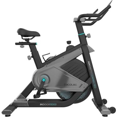 Cecotec Bicicleta Estática de Resistencia Magnética Regulable DrumFit Indoor 15000 Magnetic Connected. APP, Volante de Inercia 15Kg, Pantalla LCD, Soporte para Dispositivos y Botella, Pulsómetro Cecotec Bicicleta Estática de Resistencia Magnética Regulable DrumFit Indoor 15000 Magnetic Connected. APP, Volante de Inercia 15Kg, Pantalla LCD, Soporte para Dispositivos y Botella, Pulsómetro