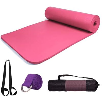 smallrun Esterilla Yoga Esterilla Pilates Antideslizante 0mm Alfombrilla de Yoga Esterilla Deporte para gimnasio Yoga Mat para Pilates en casa Yoga Fitness 83x6cm (NBR ROSA 0MM) smallrun Esterilla Yoga Esterilla Pilates Antideslizante 0mm Alfombrilla de Yoga Esterilla Deporte para gimnasio Yoga Mat para Pilates en casa Yoga Fitness 83x6cm (NBR ROSA 0MM)