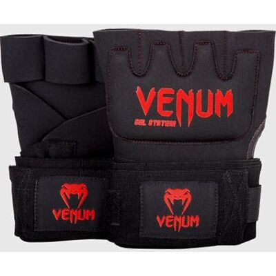 VENUM Kontact Gel Guante Venda, Negro/Rojo, S VENUM Kontact Gel Guante Venda, Negro/Rojo, S