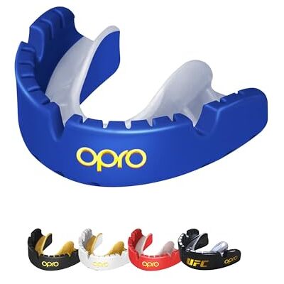 OPRO Protector Bucal Nivel Oro para Brackets Ajuste Premium para Adultos (+10 Años) Bucal para Boxeo, MMA, BJJ, Rugby y Hockey Moldeo Fácil con Garantía Dental Incluida OPRO Protector Bucal Nivel Oro para Brackets Ajuste Premium para Adultos (+10 Años) Bucal para Boxeo, MMA, BJJ, Rugby y Hockey Moldeo Fácil con Garantía Dental Incluida