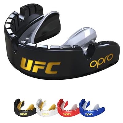 OPRO Protector Bucal Nivel Oro para Brackets Ajuste Premium para Adultos (+10 Años) Bucal para Boxeo, MMA, BJJ, Rugby y Hockey Moldeo Fácil con Garantía Dental Incluida OPRO Protector Bucal Nivel Oro para Brackets Ajuste Premium para Adultos (+10 Años) Bucal para Boxeo, MMA, BJJ, Rugby y Hockey Moldeo Fácil con Garantía Dental Incluida