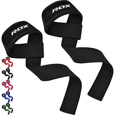 RDX Correas Levantamiento de Pesas, 5MM Neopreno Soporte de Muñeca Acolchado, Powerlifting Straps Muñequeras Agarres para Fitness Peso Culturismo Gimnasio Deportivas Gym Agarraderas, Mujeres Hombres RDX Correas Levantamiento de Pesas, 5MM Neopreno Soporte de Muñeca Acolchado, Powerlifting Straps Muñequeras Agarres para Fitness Peso Culturismo Gimnasio Deportivas Gym Agarraderas, Mujeres Hombres