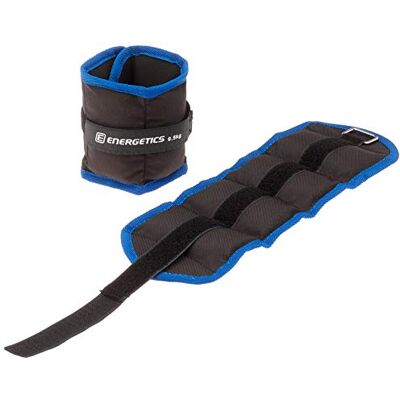 ENERGETICS Unisex Peso Manguitos, Unisex, Gewichtsmanschette, Schwarz/Blue, Talla única ENERGETICS Unisex Peso Manguitos, Unisex, Gewichtsmanschette, Schwarz/Blue, Talla única