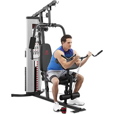 MARCY Multiestación Eclipse MWM988 Compact Home Gym Torre de Pesas de 68 kg Polea Alta y Baja con rodamientos de Bolas Tensión de Cable hasta 900 kg Peso máximo Usuario 135 kg Plata MARCY Multiestación Eclipse MWM988 Compact Home Gym Torre de Pesas de 68 kg Polea Alta y Baja con rodamientos de Bolas Tensión de Cable hasta 900 kg Peso máximo Usuario 135 kg Plata