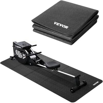 VEVOR Alfombrilla Plegable para Cinta de Correr, para Elíptica sobre Suelo de Madera, Protector de Suelo PVC Alta Densidad, Impermeable y Antideslizante, para Gimnasio en Casa, 610 x 1730 x 6 mm VEVOR Alfombrilla Plegable para Cinta de Correr, para Elíptica sobre Suelo de Madera, Protector de Suelo PVC Alta Densidad, Impermeable y Antideslizante, para Gimnasio en Casa, 610 x 1730 x 6 mm
