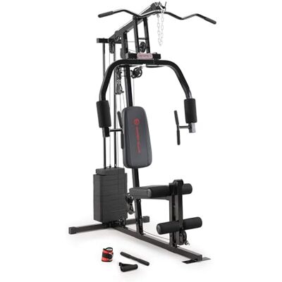 MARCY Multiestación Eclipse HG3000 Compact Home Gym Torre de Pesas de 68 kg Polea Alta y Baja con rodamientos de Bolas Tensión de Cable hasta 900 kg Peso máximo Usuario 135 kg 4 Versiones MARCY Multiestación Eclipse HG3000 Compact Home Gym Torre de Pesas de 68 kg Polea Alta y Baja con rodamientos de Bolas Tensión de Cable hasta 900 kg Peso máximo Usuario 135 kg 4 Versiones