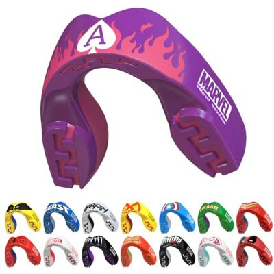 Marvel Protector bucal adultos y niños para todos los deportes de contacto, incluidos rugby, MMA, artes marciales de kickboxing, judo, hockey y boxeo (Gambit, Júnior (Hasta 11 Años)) Marvel Protector bucal adultos y niños para todos los deportes de contacto, incluidos rugby, MMA, artes marciales de kickboxing, judo, hockey y boxeo (Gambit, Júnior (Hasta 11 Años))