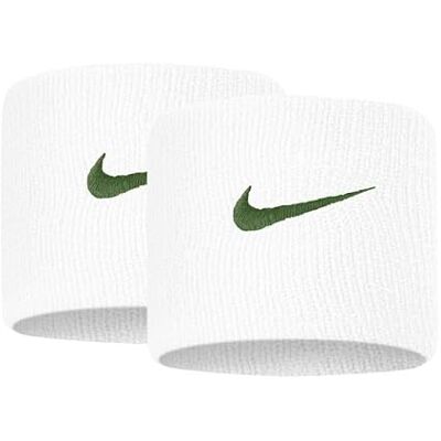 Nike Unisex Tennis Premier Promo Cinta para el Sudor White/Gorge Green One Size Nike Unisex Tennis Premier Promo Cinta para el Sudor White/Gorge Green One Size
