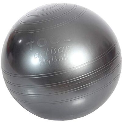 TOGU Sitz- und Gymnastikball MyBall 55 mit ACTISAN Balón de Ejercicio (elástico), Color Gris, Talla Talla única TOGU Sitz- und Gymnastikball MyBall 55 mit ACTISAN Balón de Ejercicio (elástico), Color Gris, Talla Talla única