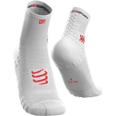COMPRESSPORT Running Socks Pro Racing Socks V3 Run High Prevención de ampollas Amortiguación y transpirabilidad Correr y triatlón Para entrenamiento y competición Ligeros COMPRESSPORT Running Socks Pro Racing Socks V3 Run High Prevención de ampollas Amortiguación y transpirabilidad Correr y triatlón Para entrenamiento y competición Ligeros